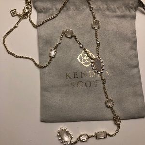 Kendra Scott Y Necklace gold